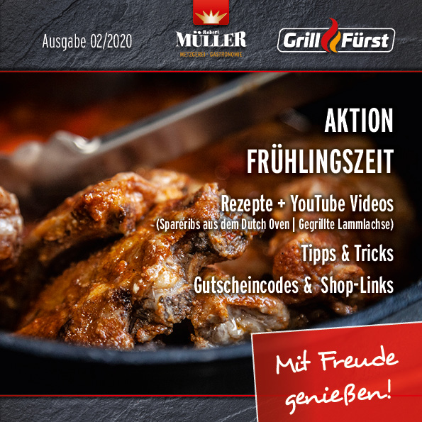 Aktion Frühlingszeit | Spareribs & Lammlachse Rezepte