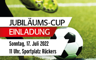 JUBILÄUMS-CUP EINLADUNG