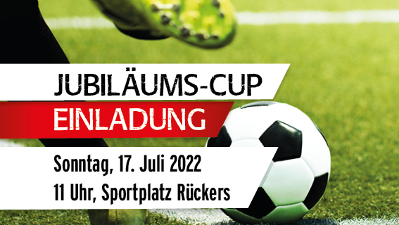 JUBILÄUMS-CUP EINLADUNG