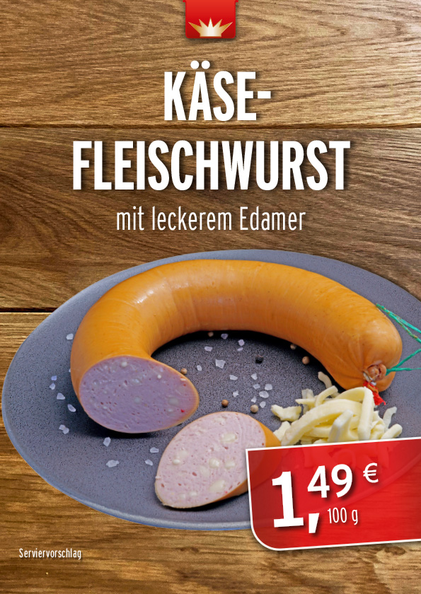TMP-Käsefleischwurst